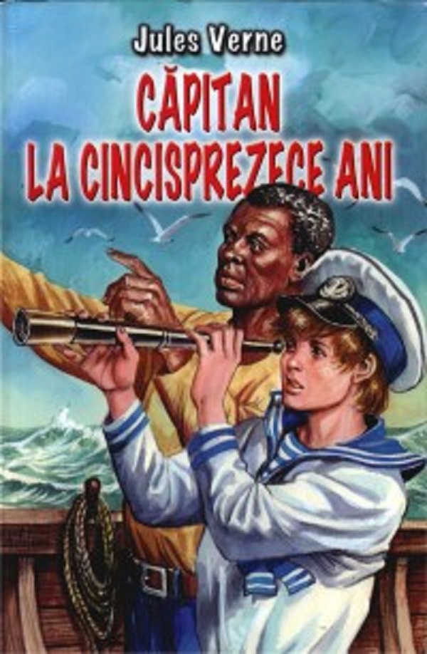 Căpitan la cincisprezece ani de Jules Verne – copertă carte